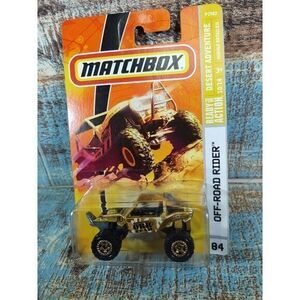 Matchbox MBX 2009 Desert Adventure Off-Road Rider 84/100 GOLD‎